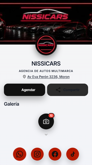 Tarjeta Suito real de Nissi Cars